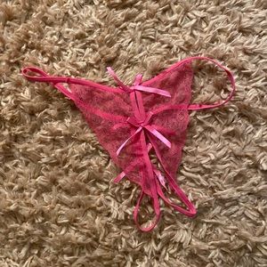 Pink Crotchless Panties UNWORN